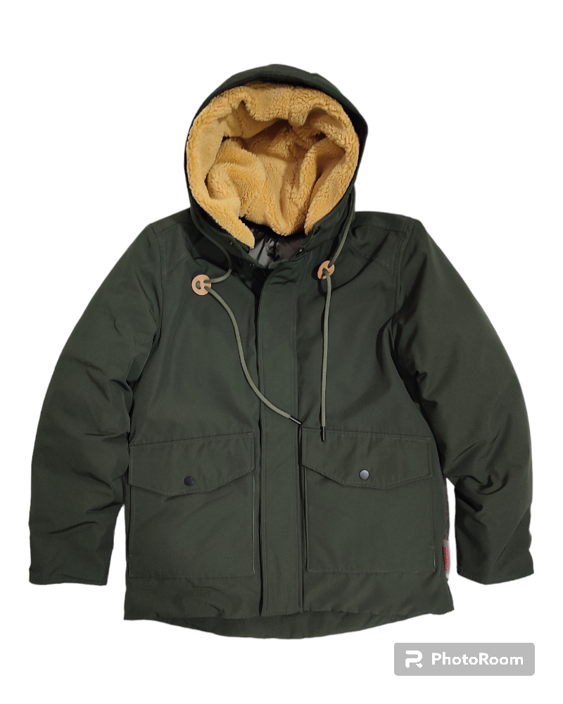 OVER D PARKA MODELLO CORTO ART J15 COL.MILITARE
