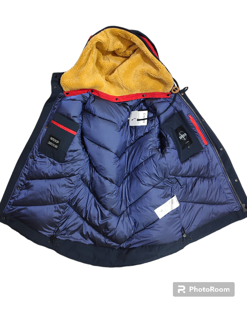 OVER D PARKA MODELLO CORTO ART J15 COL.BLU