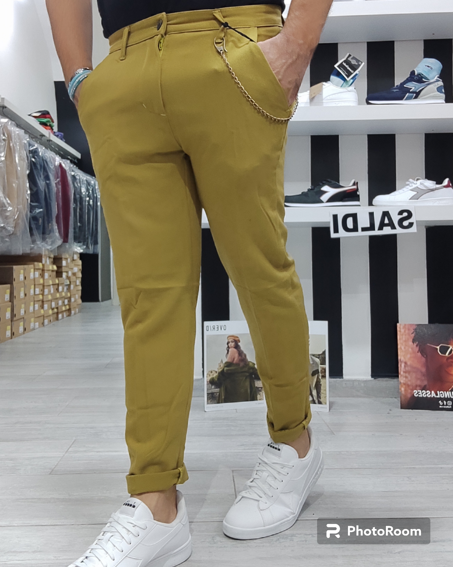 AKIRO PANTALONE AK95001 COLORE GOLD