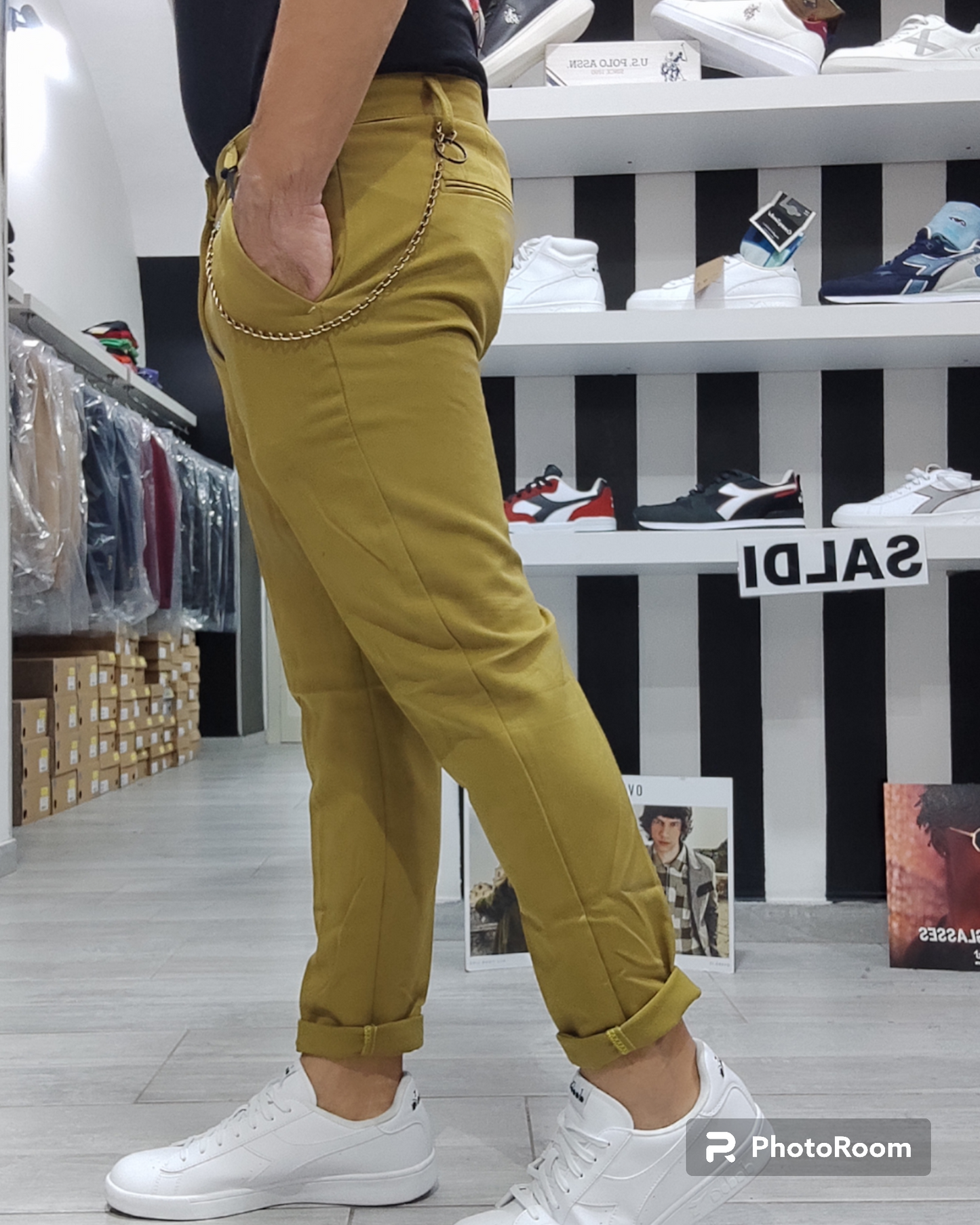 AKIRO PANTALONE AK95001 COLORE GOLD