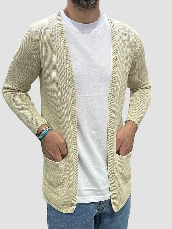 CARDIGAN SENZA BOTTONI BLACKSUNDAY COL. BEIGE