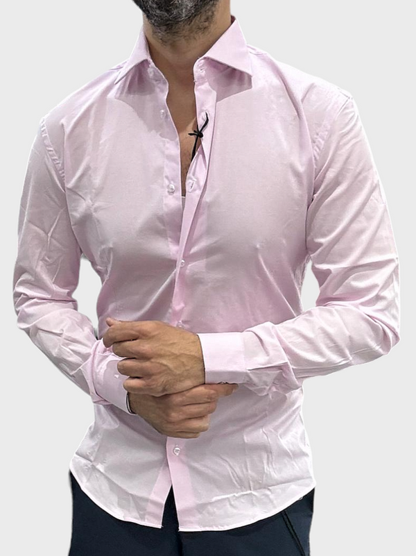 CAMICIA BASICA AKIRO COL. ROSA