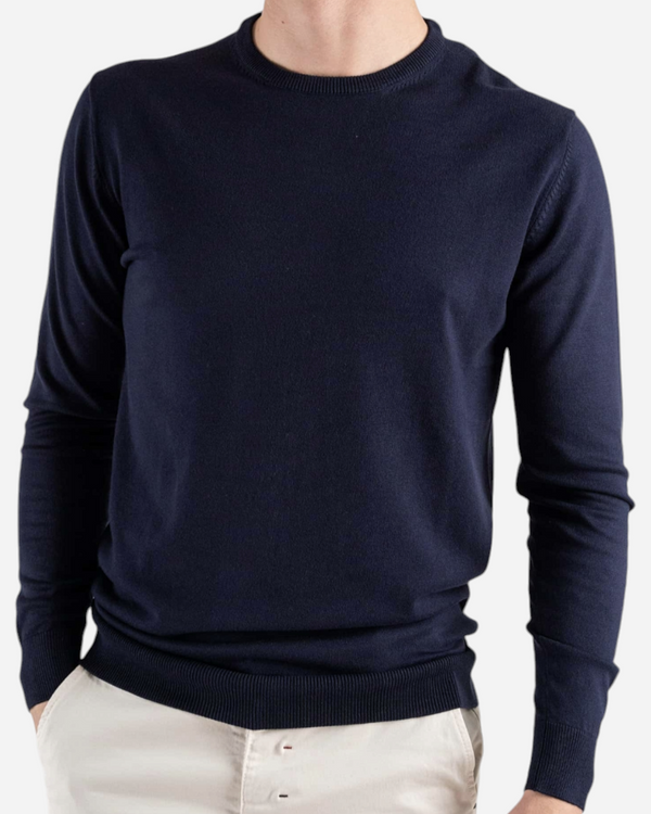 MAGLIONE OVER D BASIC OE1F2W4M01 - PARICOLLO M/L
COLORE BLU