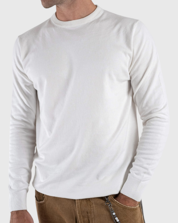 MAGLIONE OVER D BASIC OE1F2W4M01 - PARICOLLO M/L
COLORE PANNA