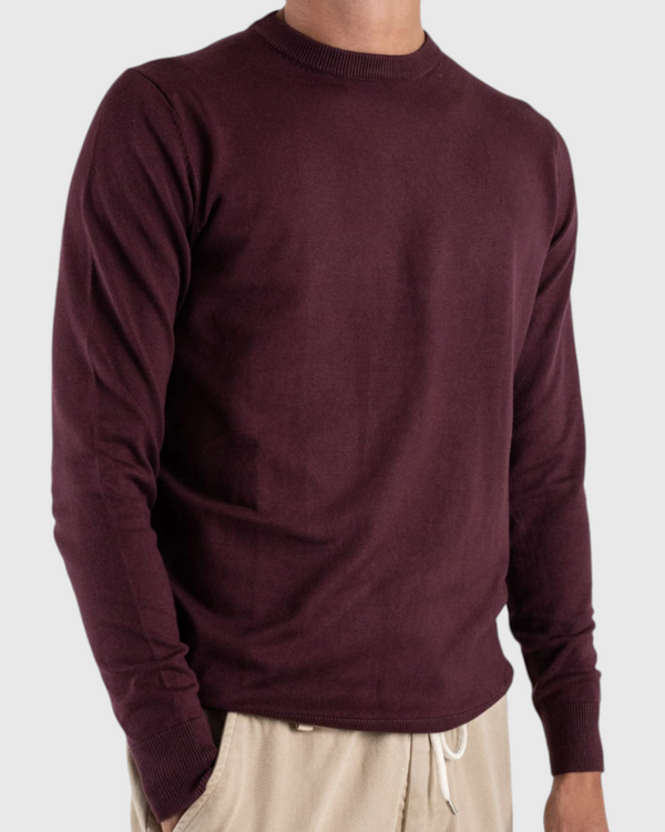 MAGLIONE OVER D BASIC OE1F2W4M01 - PARICOLLO M/L
COLORE BORDEAUX