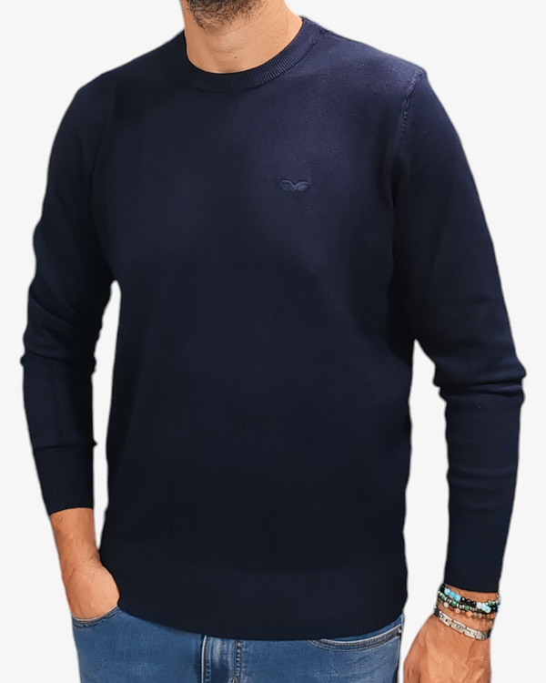 MAGLIONE ARMATA DI MARE BASIC COLORE BLU