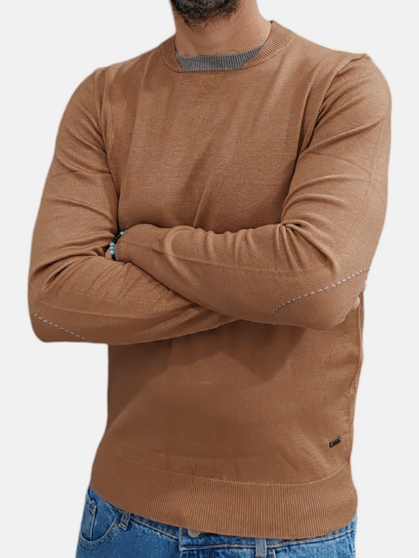 MAGLIONE GRIFFAI ART. 3141 BEIGE