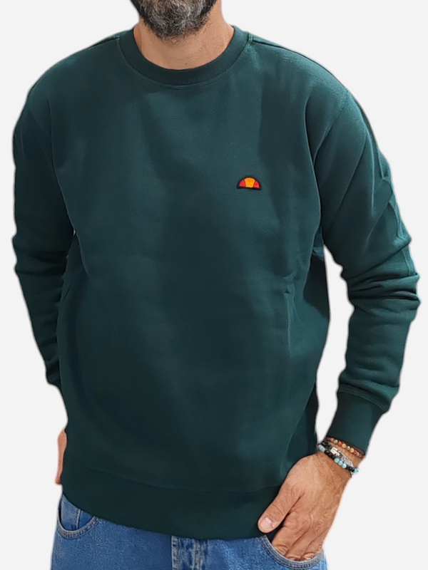 FELPA GIROCOLLO ELLESSE COL. VERDE