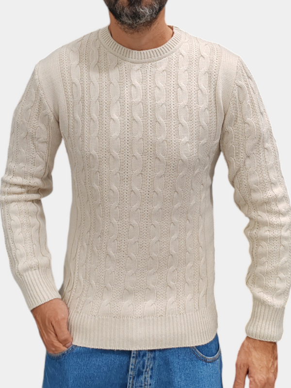 MAGLIONE TRECCE BLACKSUNDAY SER 145 COL. BEIGE