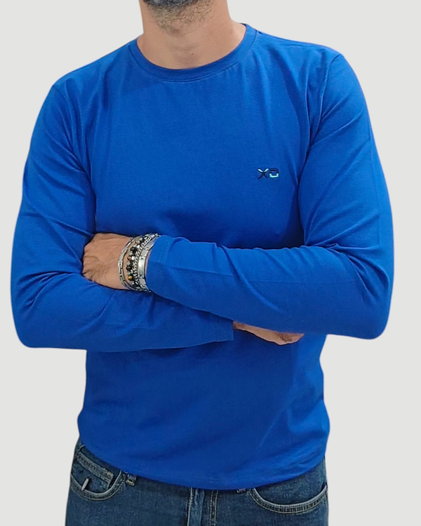 T-SHIRT XO MANICA LUNGA COL. BLUETTE
