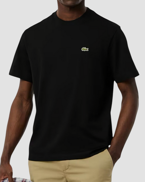 LACOSTE T-SHIRT PIMA COTTON COL. NERA