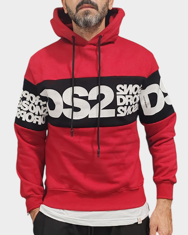 DS2 FELPA CAPPUCCIO ART. FW25219 VINACCIA
