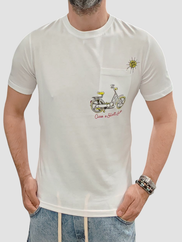 T SHIRT CRAMBERRY STATTI BUON COL. BIANCA