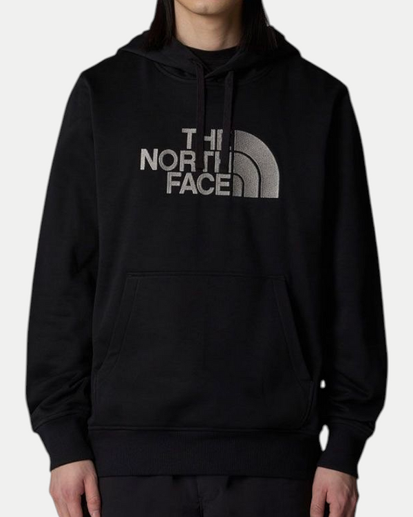 THE NORTH FACE FELPA CAPPUCCIO LOGO RICAMATO NERA