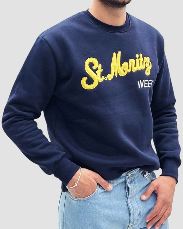 FELPA BLACKSUNDAY SAINT. MORIZ BLU