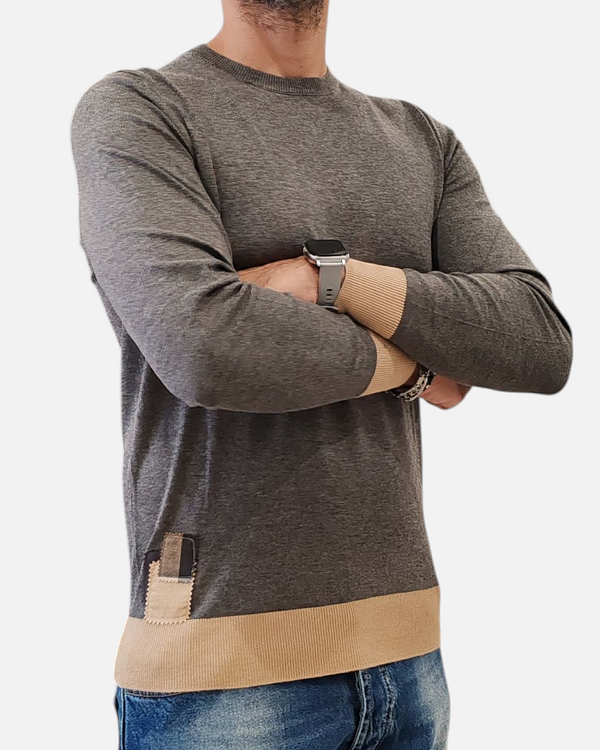 MAGLIONE URBAN RING UR9100041 COL. GRIGIO