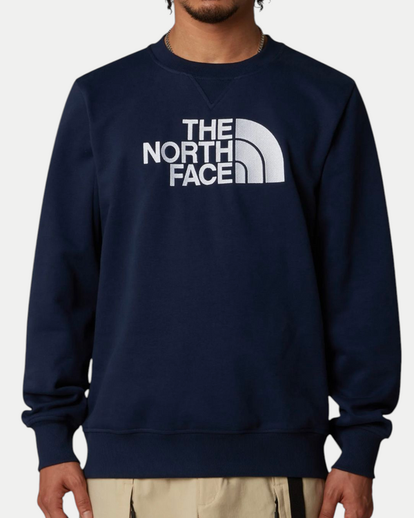 THE NORTH FACE FELPA GIROCOLLO LOGO RICAMATO