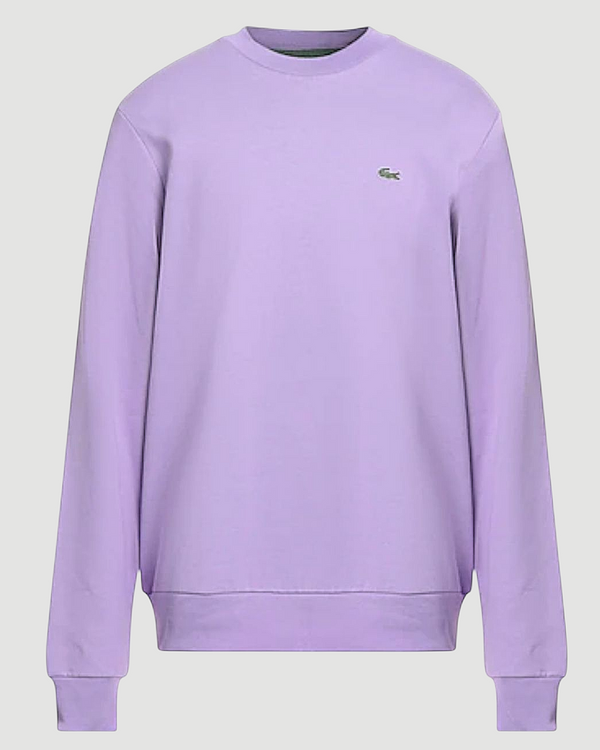LACOSTE FELPA GIROCOLLO CLASSIC FIT COL. VIOLA