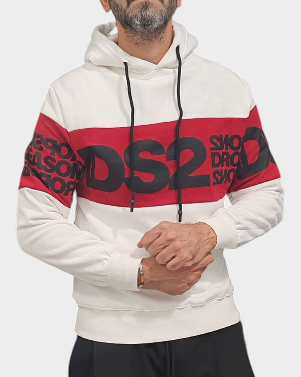 DS2 FELPA CAPPUCCIO ART. FW25219 PANNA