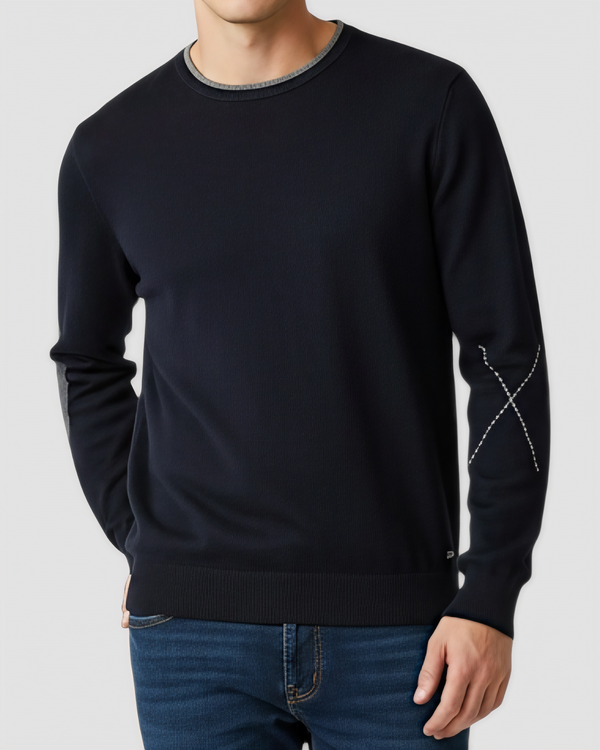 MAGLIONE CRAMBERRY TOPPE COL. BLU