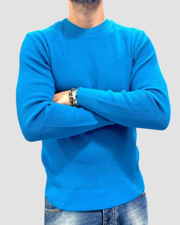 MAGLIONE BLACKSUNDAY COSTINE ART. MF13670 COL. TURCHESE