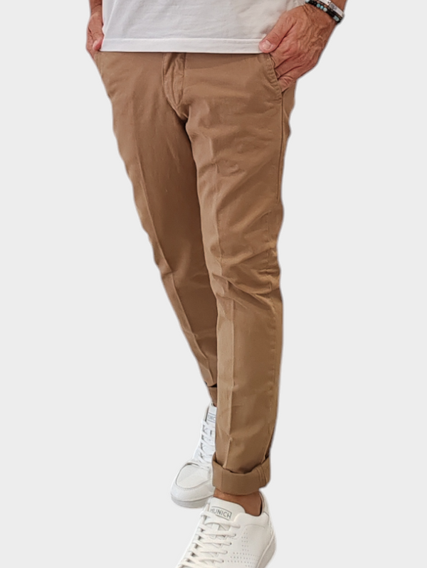 PANTALONE CHINOS TASCHE AMERICA ARTIGIANI VESUVIANI FALL/WINTER COL. CAMMELLO