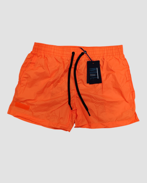 BOXER MOVE BEACHWEAR SAINT VINCENT PLAIN COL.ARANCIO FLUO + POCHETTE OMAGGIO