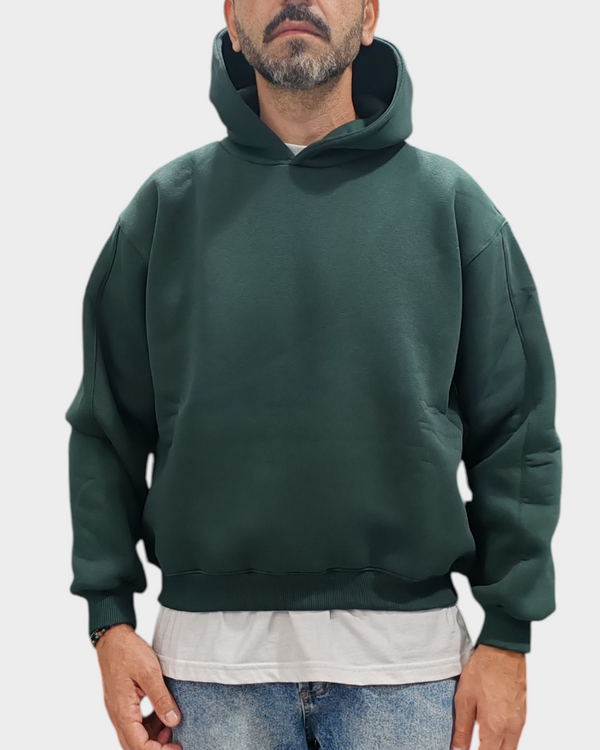 FELPA BLACKSUNDAY ART. NOTTINGHAM VESTIBILITÀ CROPPED COL. VERDE