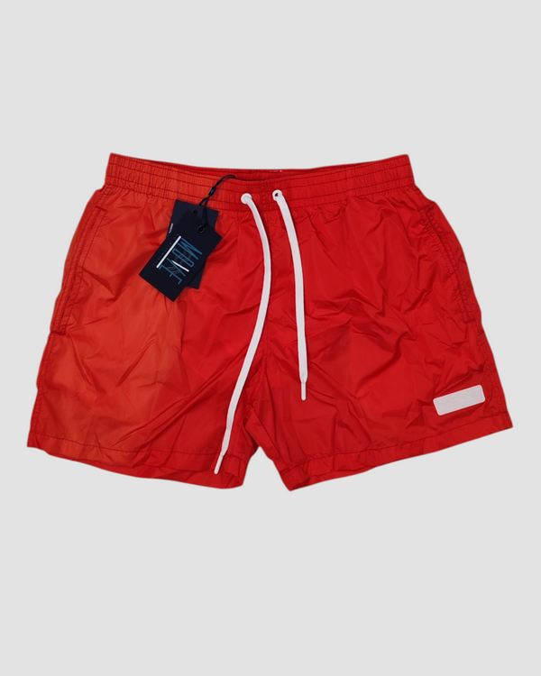 BOXER MOVE BEACHWEAR SAINT VINCENT PLAIN COL. ROSSO + POCHETTE OMAGGIO
