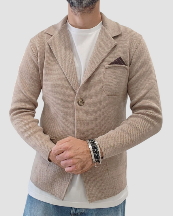 GIACCA POCHETTE BLACKSUNDAY INVERNALE COL. SABBIA