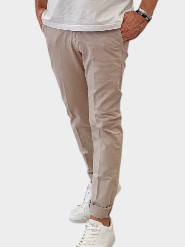 PANTALONE CHINOS TASCHE AMERICA ARTIGIANI VESUVIANI FALL/WINTER COL. BEIGE