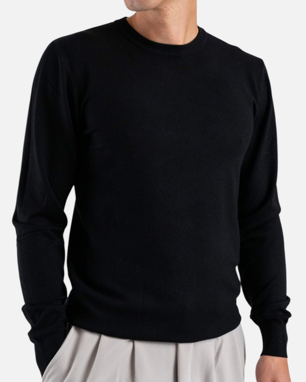 BLACKSUNDAY MAGLIONE GIROCOLLO BASIC 
COL. NERO