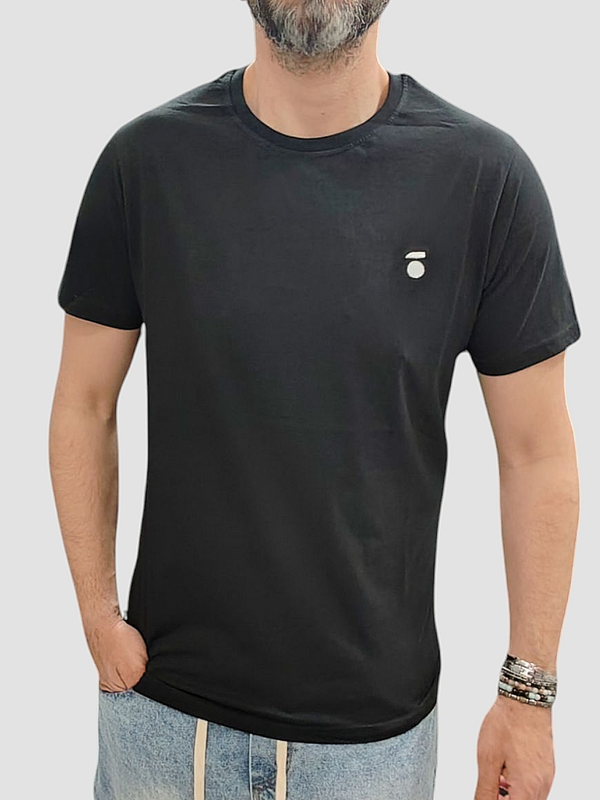 T-SHIRT HOOL INSTITUTION LOGO PICCOLO COL. NERA