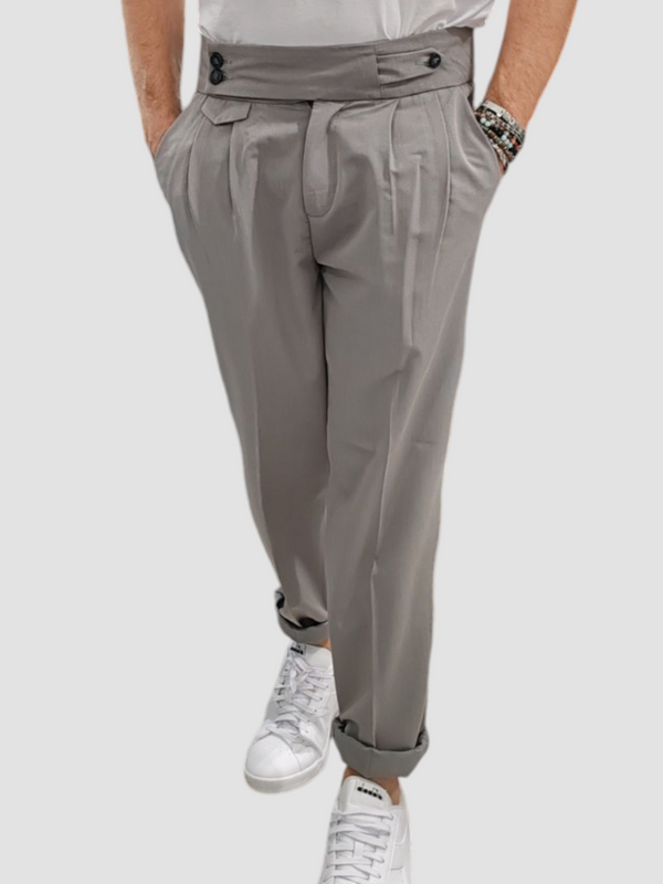 PANTALONE ARTIGIANALE VITA ALTA BLACKSUNDAY COL. GRIGIO