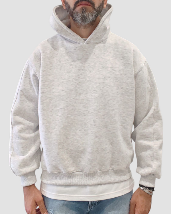 FELPA BLACKSUNDAY ART. NOTTINGHAM VESTIBILITÀ CROPPED COL. GRIGIA