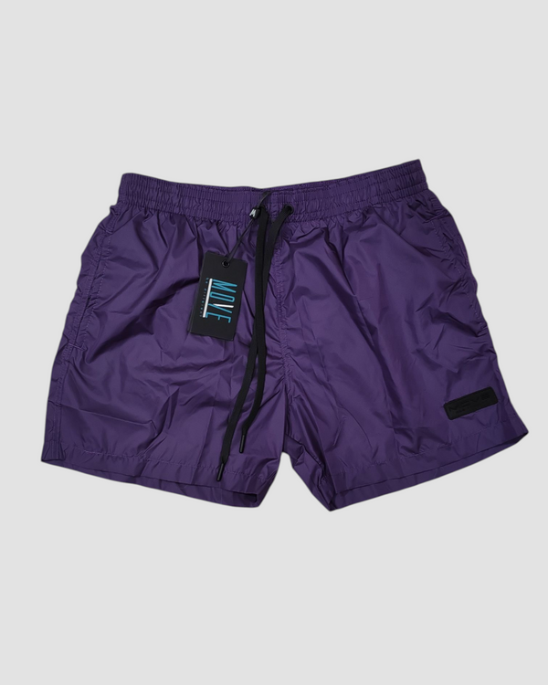 BOXER MOVE BEACHWEAR SAINT VINCENT PLAIN COL. VIOLA + POCHETTE OMAGGIO