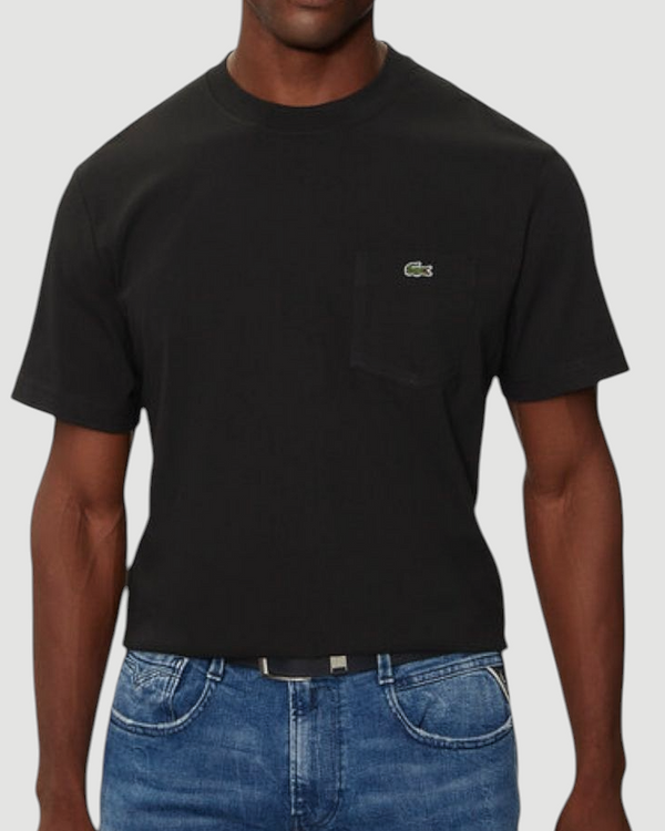 LACOSTE T-SHIRT 100% COTONE CLASSIC FIT COL. NERA