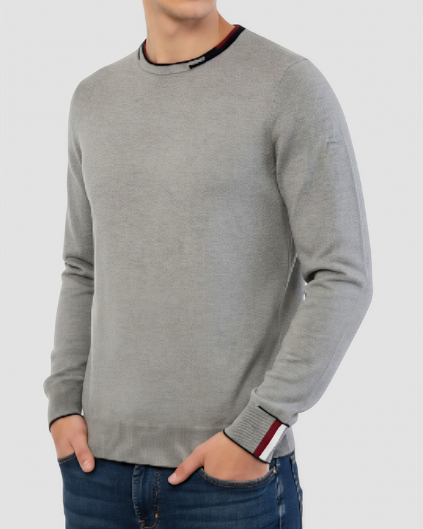 MAGLIONE JONNY LOOPER JM490 GRIGIO