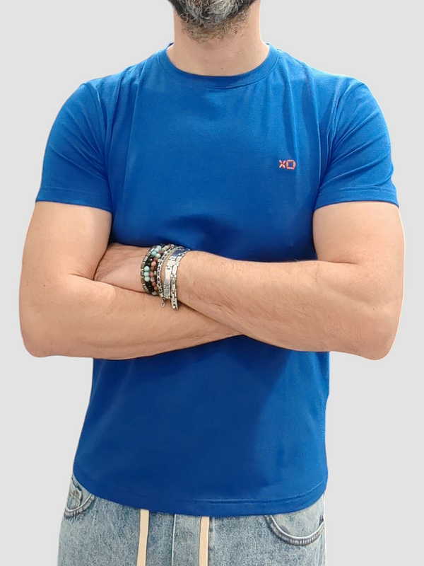 T-SHIRT XO GIROCOLLO COL. BLUETTE