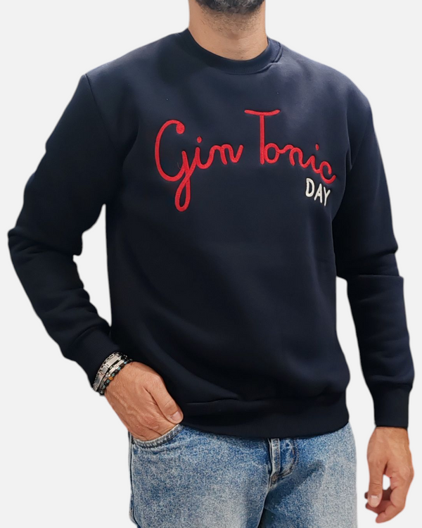 FELPA BLACKSUNDAY GIN TONIC COL. BLU