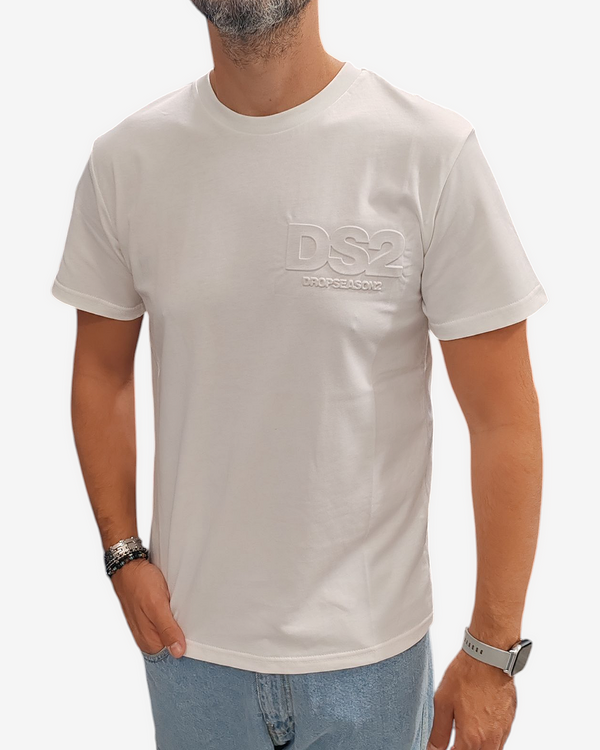 DS2 T-SHIRT FW25283 DS2 3D COL.OFF WHITE