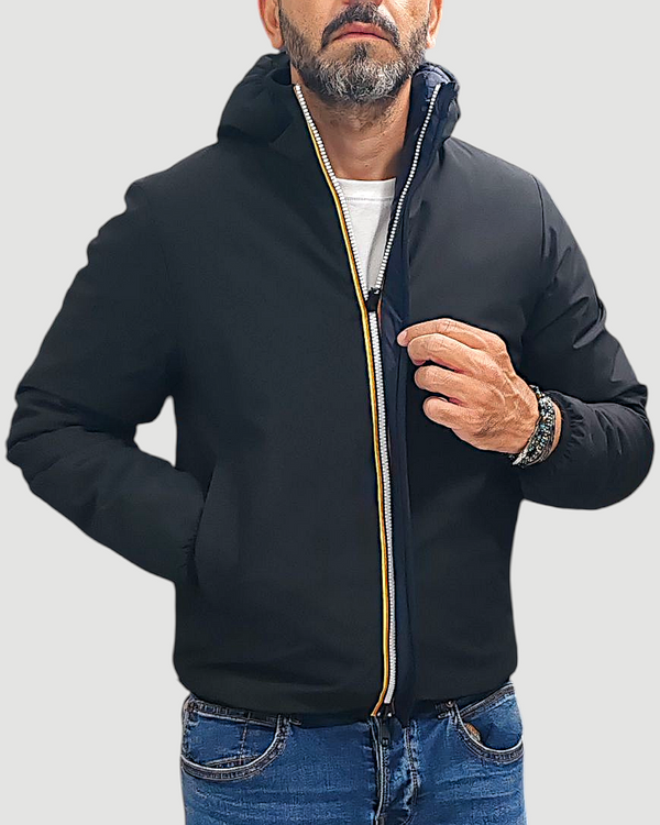 GIUBBOTTO REVERSIBILE SOFTSHELL URBAN RING NERO/BLU