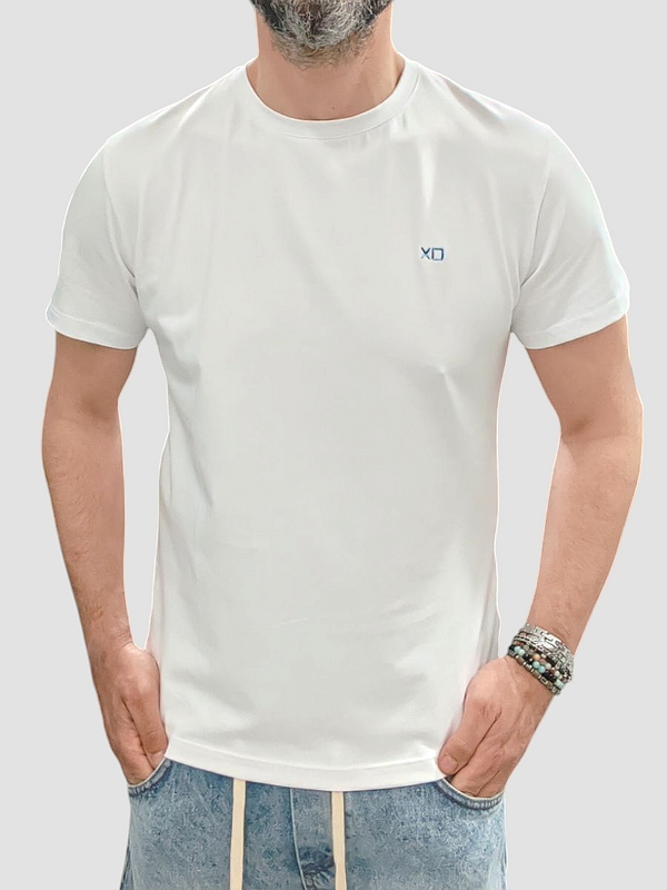 T-SHIRT XO GIROCOLLO COL. BIANCA